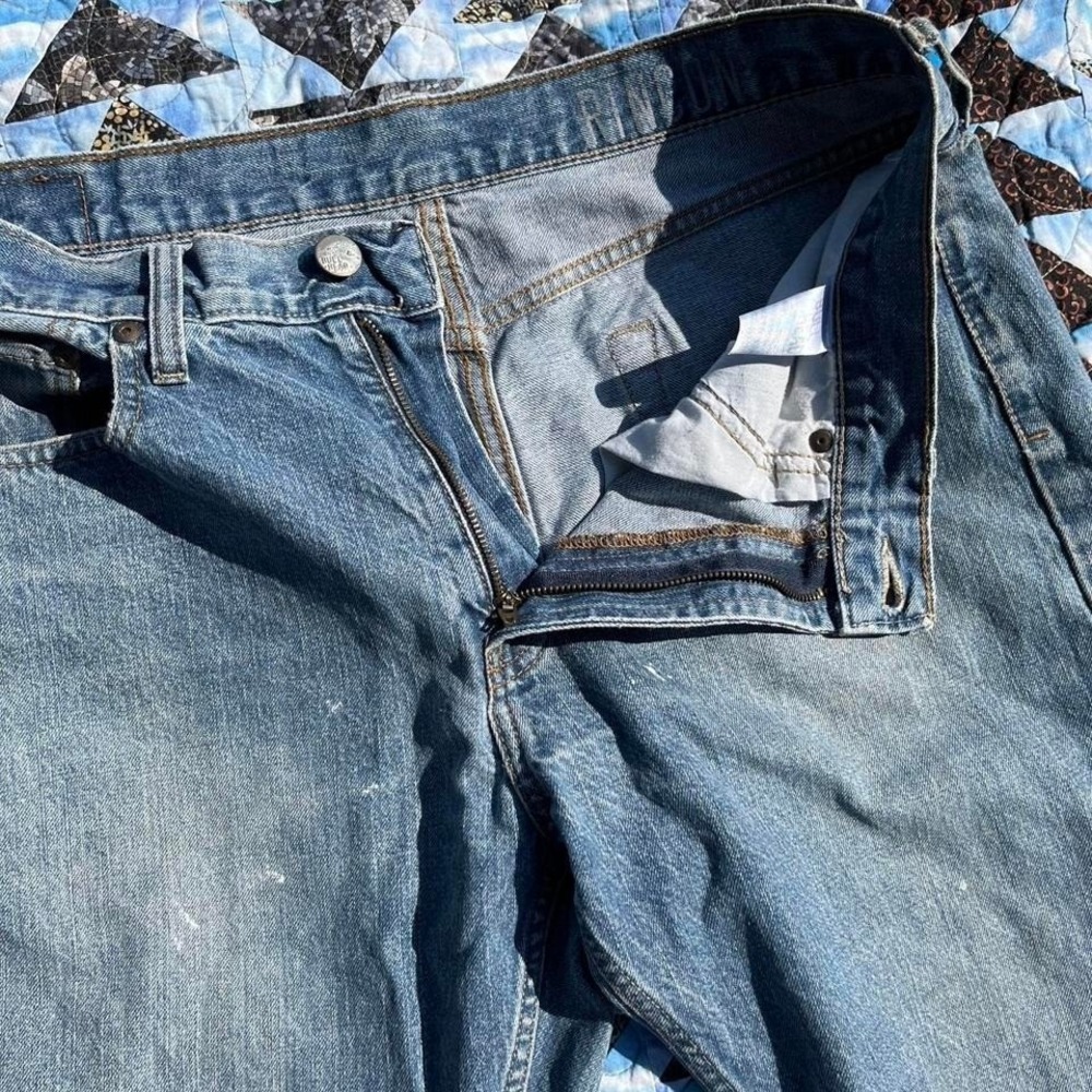 BULLHEAD jeans, used some paint on them y2k skater grunge denim - Picture 3 of 5
